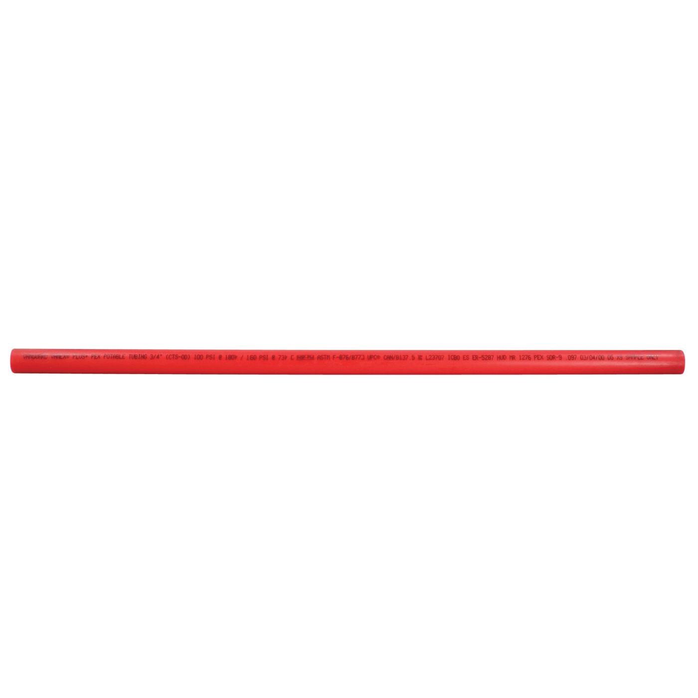 WaterPEX 1/2 inch x 20 ft Polyethylene PEX Tubing, Red
