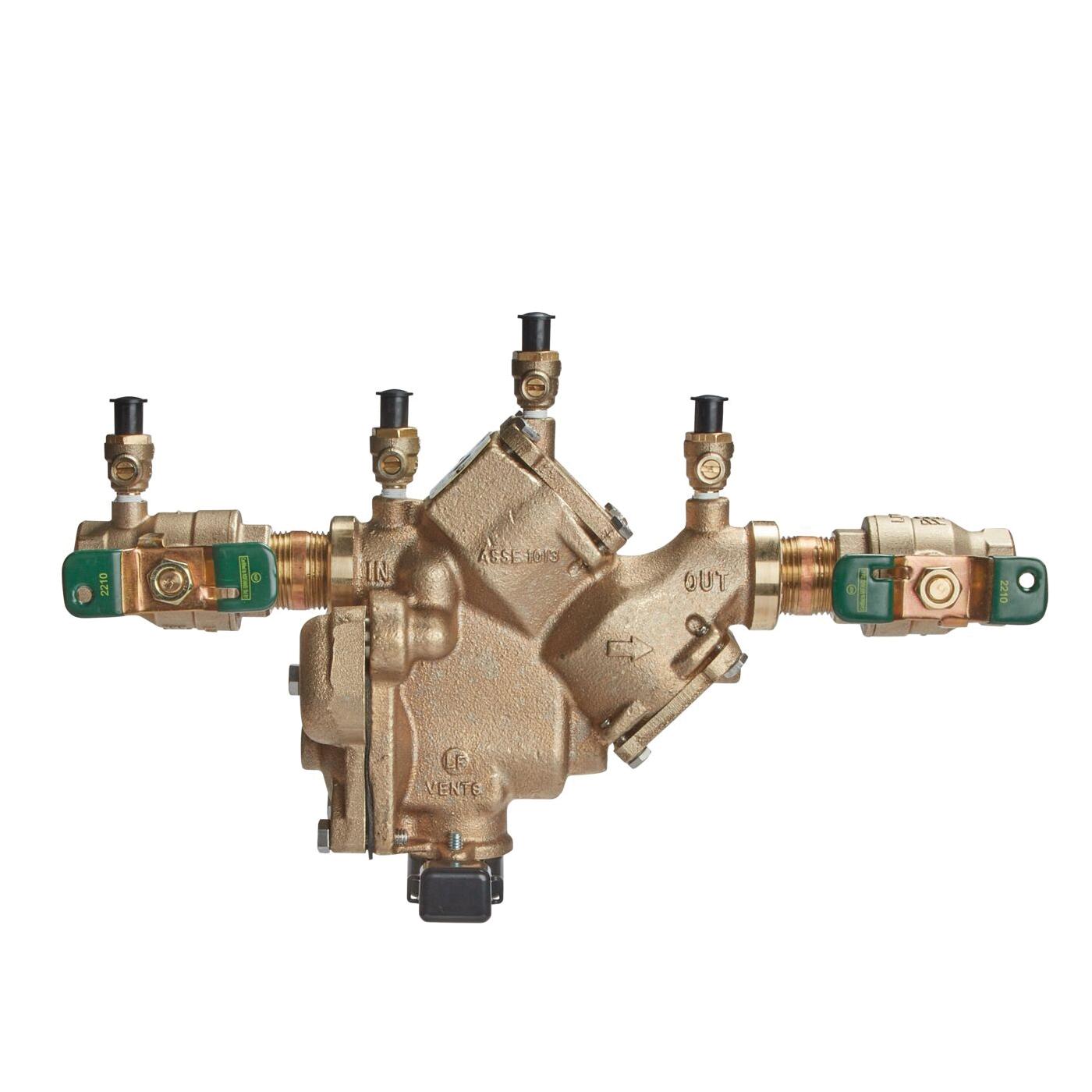 WATTS® LF909 Small Series F391009 Reduced Pressure Zone Backflow Preventer Assembly, 1 in, FNPT x FNPT, Lead-Free thumbnail 2