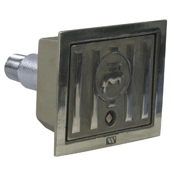WATTS® HY330 Chrome-Plated Moderate Climate Wall Hydrant, 3/4 inch