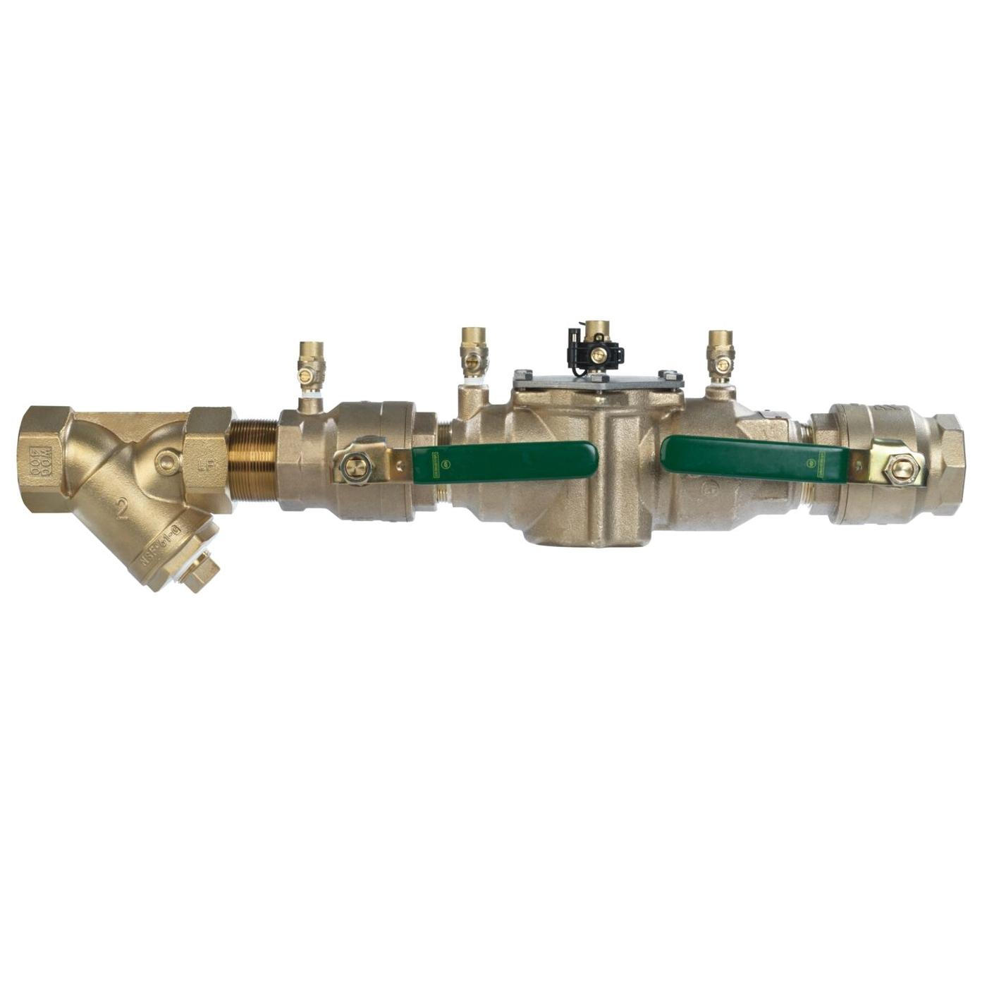 WATTS® LF007 Series T122617 Backflow Preventer Assembly With Single Access Cover, 2 in, FNPT x FNPT, Lead-Free