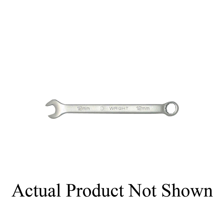 WRIGHT™ 11-08MM Combination Wrench, Flat Stem Wrench, 8 mm Wrench Opening, 12-Point, 139.37 mm OAL, Alloy Steel Wrench