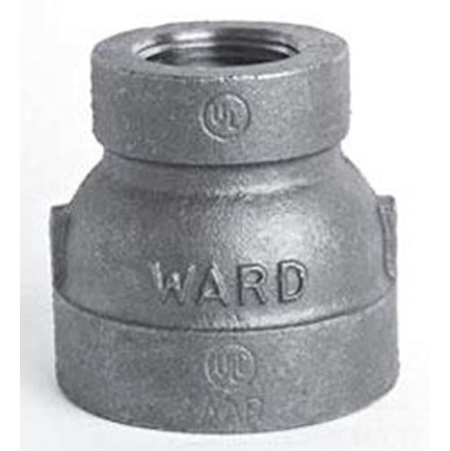 WardFlex 2XE.B300C Coupling, 2 in Threaded x 3/4 in Threaded, Iron, Black Oxide, 300 lb