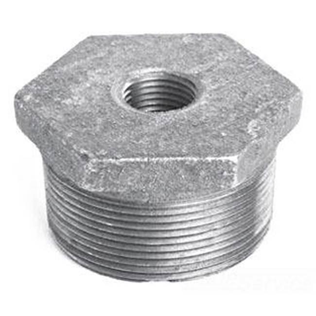 WardFlex EXB.BB Bushing, 3/4 in FNPT x 1/4 in MNPT, Iron, Black, 150 lb