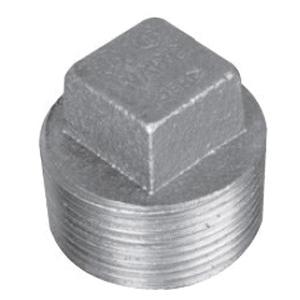 WardFlex AP04172 Cored Plug, 3/4 in NPS, Iron, Black, 125 lb