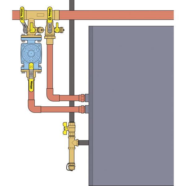 3/4 inch FNPT Gas Sediment Trap Kit