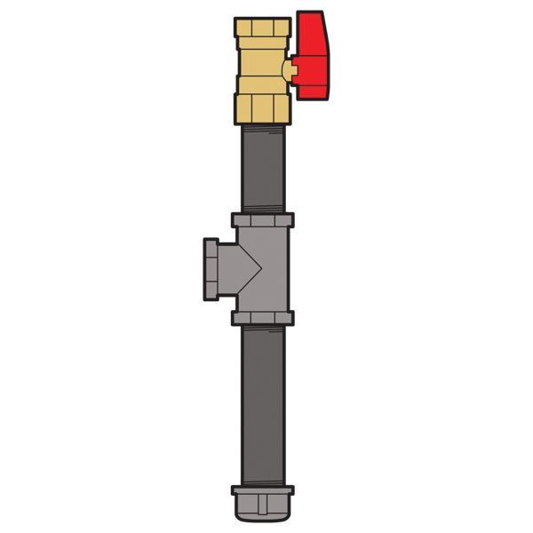3/4 inch FNPT Gas Sediment Trap Kit thumbnail 4