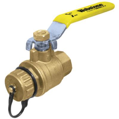 Raven CHBV-012-NL 1/2" Sweat X 1/2" Hose Ball Valve With Cap (Lead Free