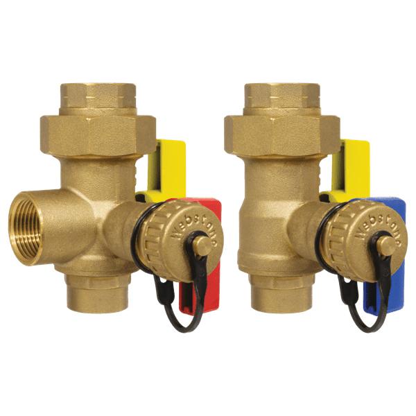 E-X-P Ultra-Compact Tankless Water Heater Service Valve Kit, 3/4 inch FIP Union x FIP thumbnail 4
