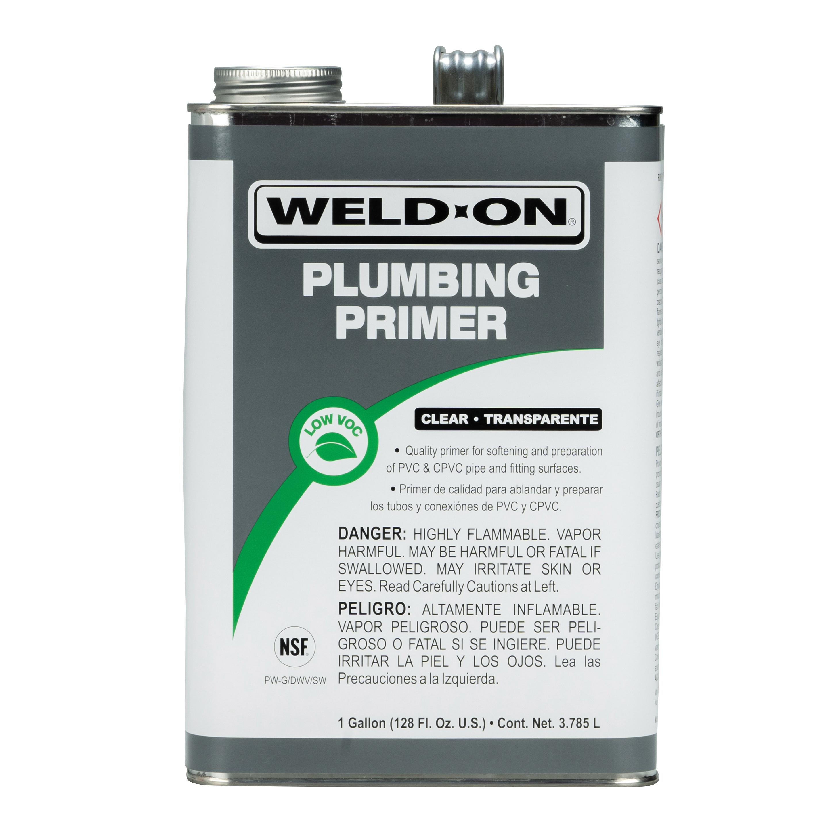 Weld-On® 14029 Plumbing Primer, 1 gal, Can, Liquid, Clear thumbnail 2