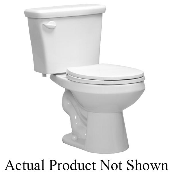 Western Pottery Round Front Toilet Bowl Only, White thumbnail 2