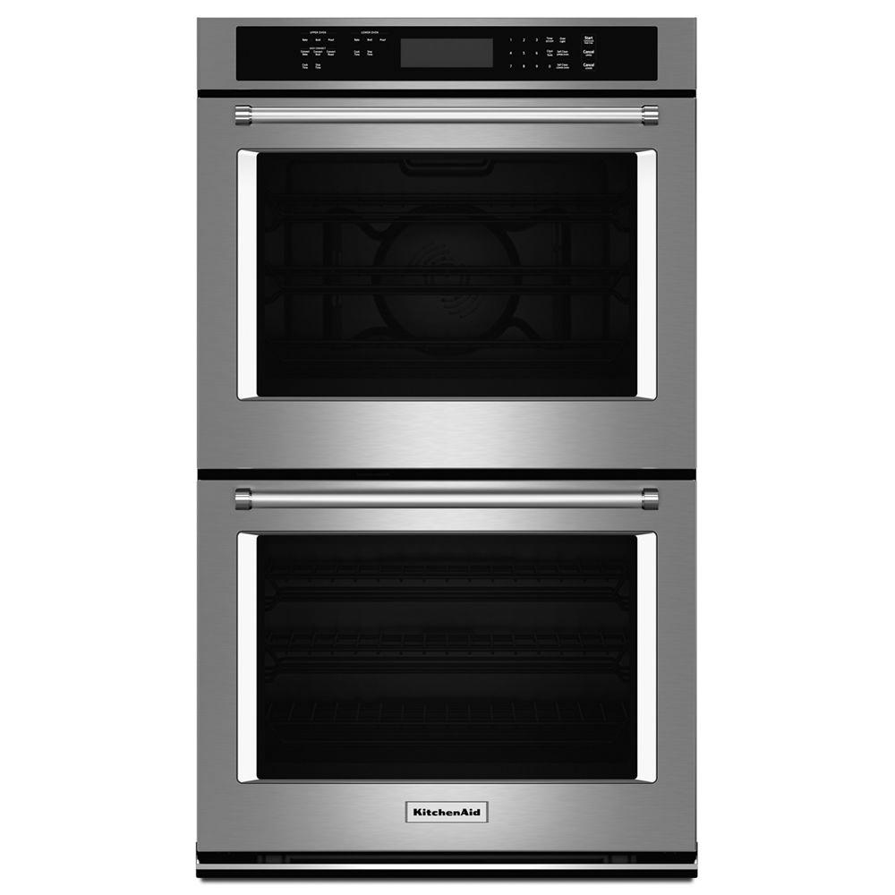 Whirlpool® KODE300ESS Double Wall Oven With Even-Heat™ True Convection, 10 cu-ft Capacity, Stainless Steel thumbnail 3