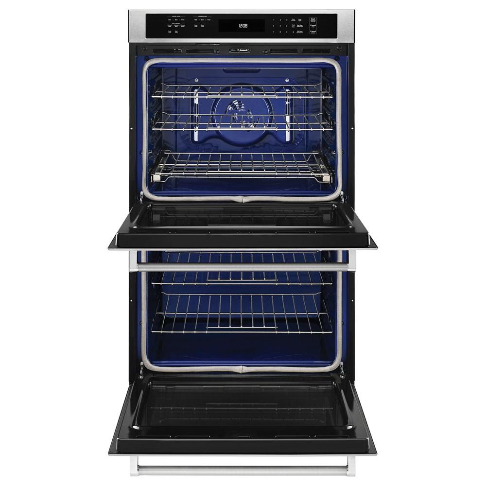 Whirlpool® KODE300ESS Double Wall Oven With Even-Heat™ True Convection, 10 cu-ft Capacity, Stainless Steel