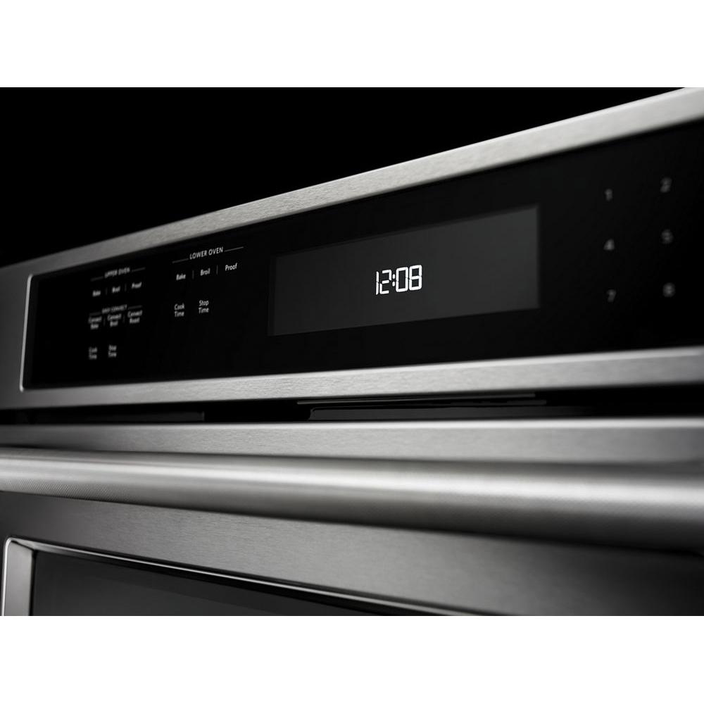 Whirlpool® KODE300ESS Double Wall Oven With Even-Heat™ True Convection, 10 cu-ft Capacity, Stainless Steel thumbnail 2