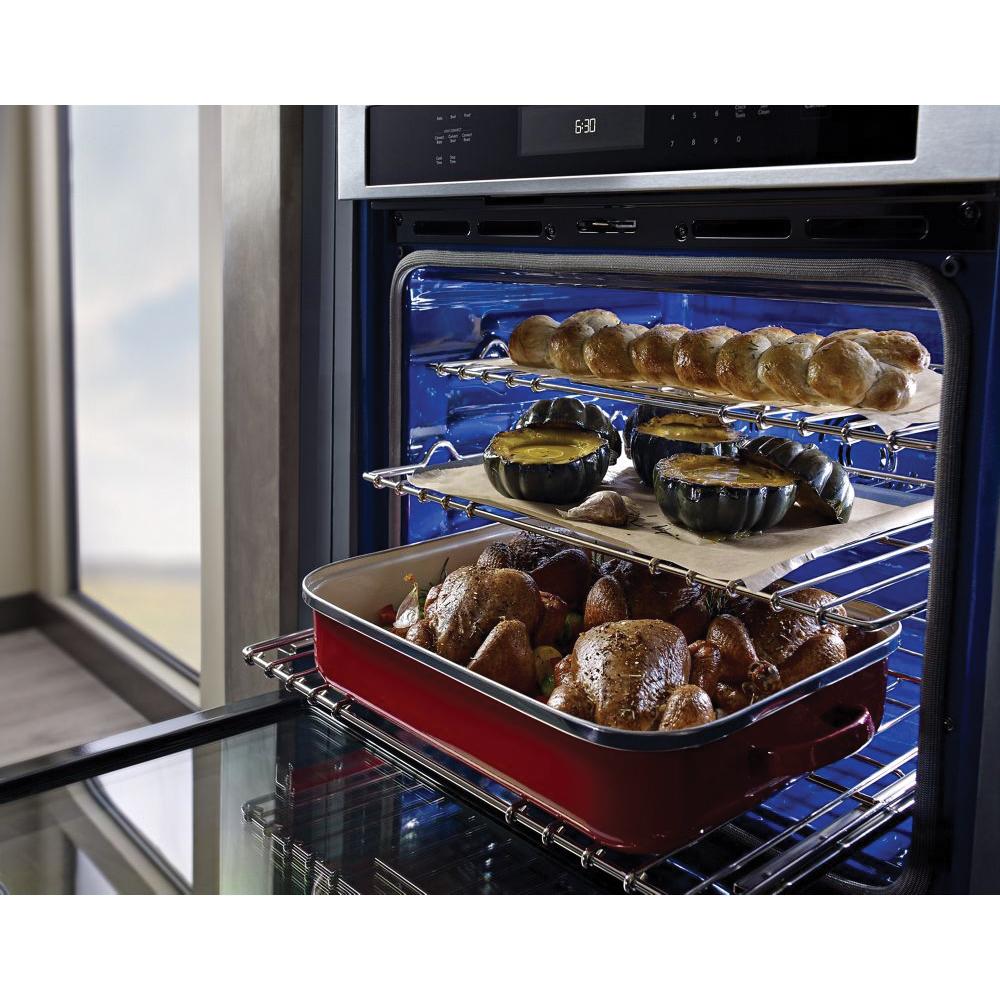 Whirlpool® KODE300ESS Double Wall Oven With Even-Heat™ True Convection, 10 cu-ft Capacity, Stainless Steel thumbnail 4