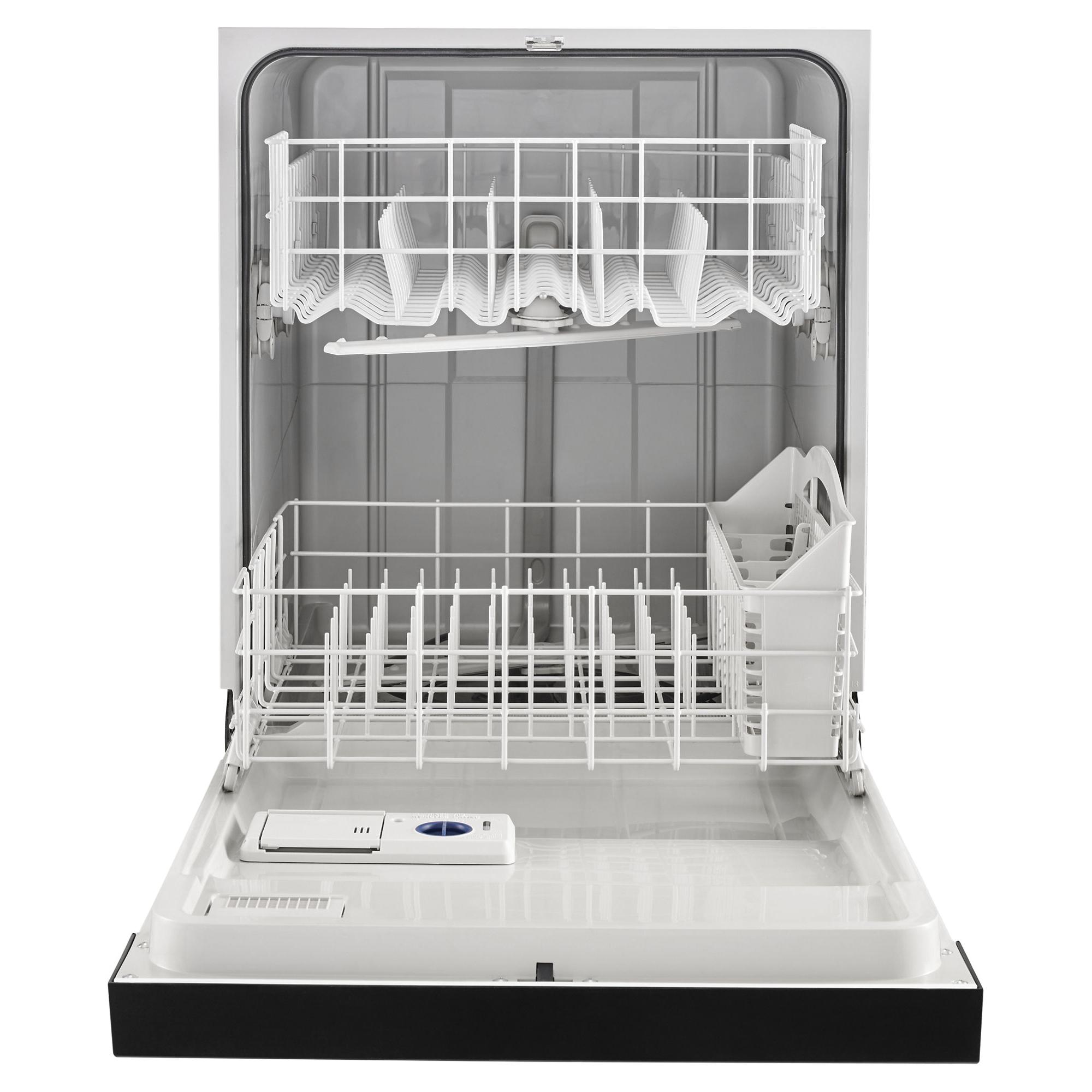 Whirlpool® WDF330PAHB Vinyl Rack Plastic Tub/Handle Heavy-Duty Built-In Dishwasher, Black thumbnail 4