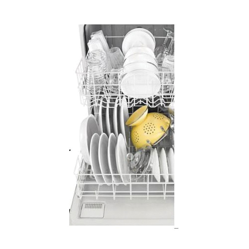 Whirlpool® WDF331PAHW 120V 10A 23-7/8 inch W x 24-1/2 inch D x 34-1/2 inch H Built-In Heavy-Duty Dishwasher, White thumbnail 4