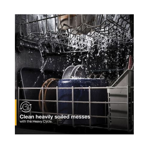 Whirlpool® WDF332PAMS Dishwasher, 3-Wash Cycle, Plastic, Stainless Steel thumbnail 2