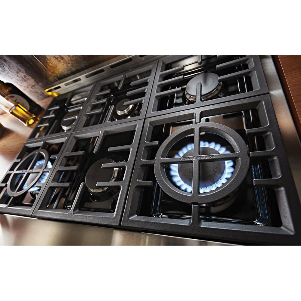 Whirlpool® WFG505M0BS 5.1 cu. ft Free Standing Gas Range, Black on Stainless