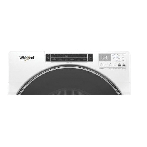 Whirlpool® WFW8620HW 5 cu-ft 120V 15/20A Stainless Steel Drum Front Load Washer, White thumbnail 4