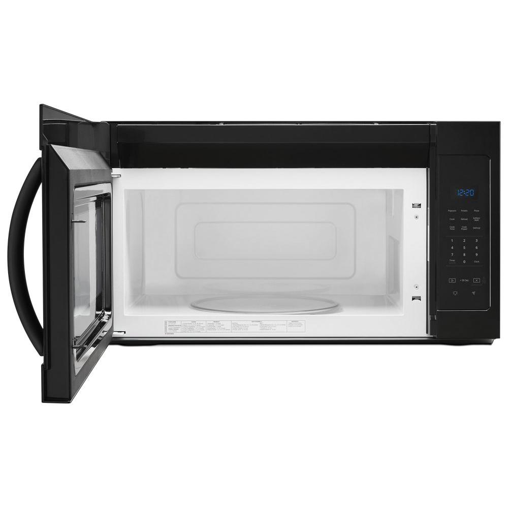 Whirlpool® WMH31017HB Microwave Hood Combination, LED Display, Black, 1000 W, 120 V thumbnail 4