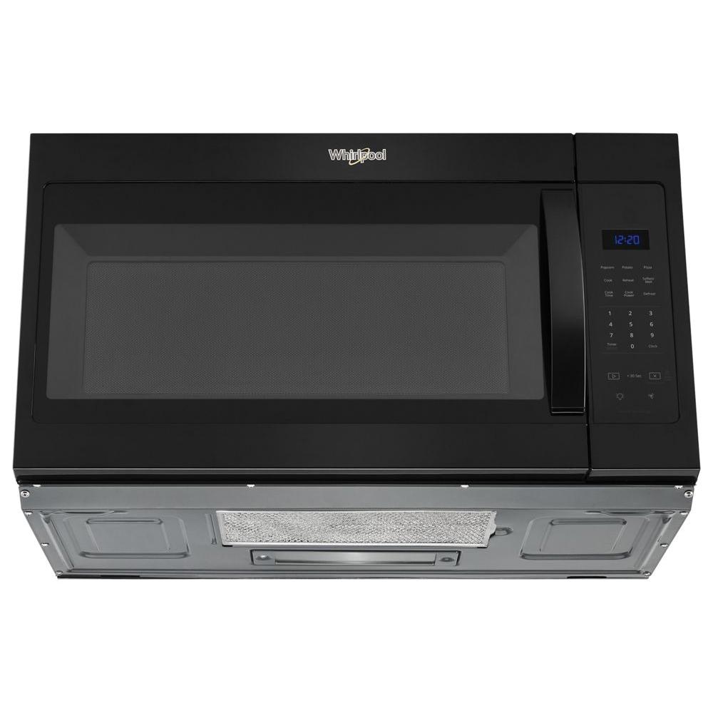 Whirlpool® WMH31017HB Microwave Hood Combination, LED Display, Black, 1000 W, 120 V thumbnail 2