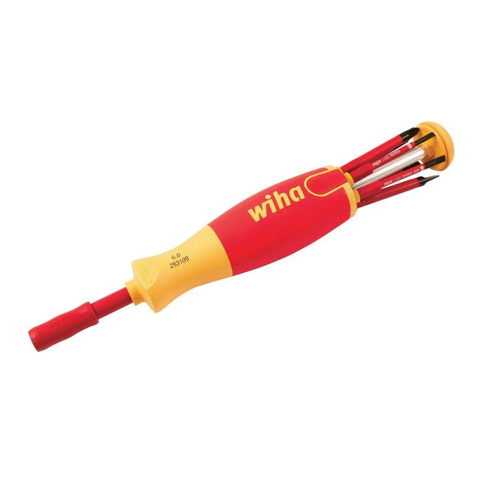 Wiha® 28394 Ultra-Driver Blade Set, Phillips, Slotted, Square Point, Insulated, 7-Piece