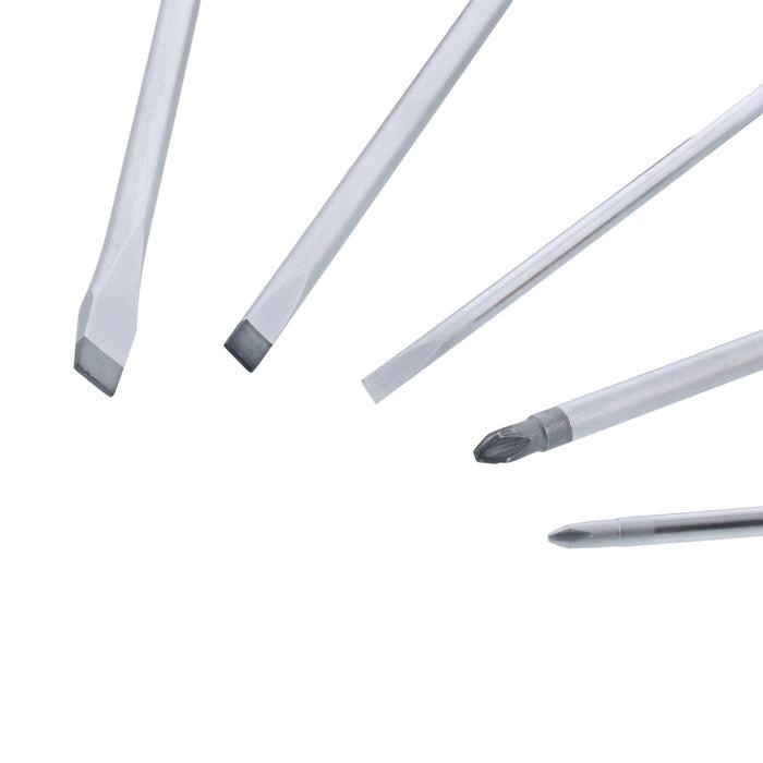 Wiha® 30277 Screwdriver Set, Phillips, Slotted Point, 5-Piece