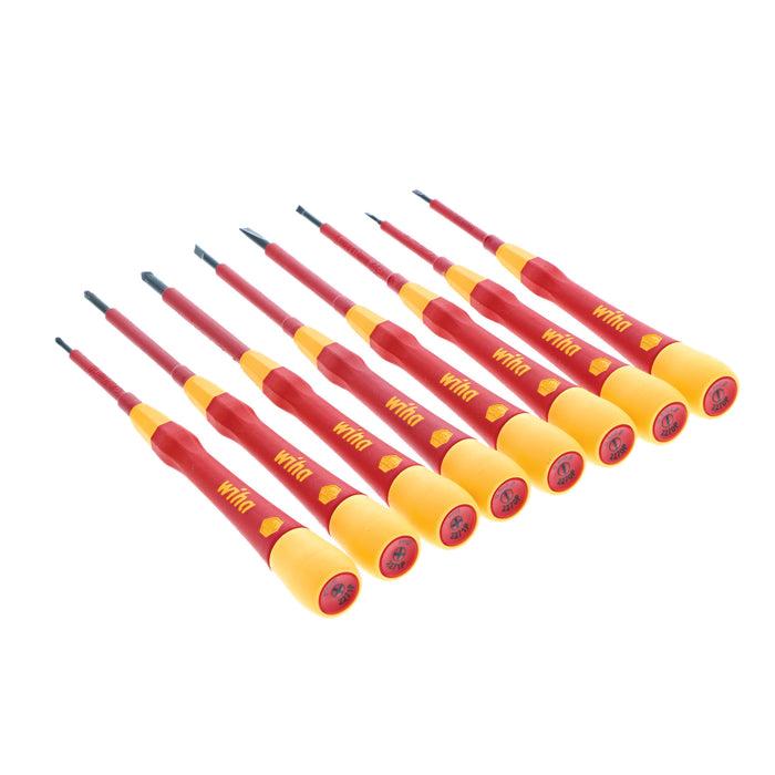 Wiha® 32088 Screwdriver Set, Phillips, Slotted Point, Insulated, 8-Piece