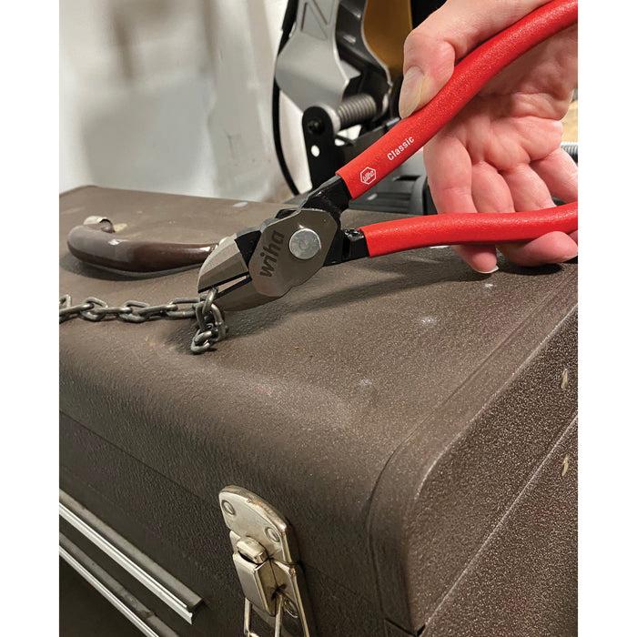 Wiha® 32636 Cutting Pliers, 8 in OAL, Classic Soft Grip Handle