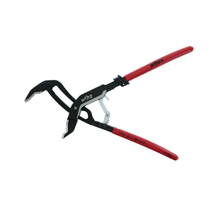 Wiha® 32637 Tongue and Groove Pliers, 10 in OAL, 1-1/2 in Jaw Opening, 1-1/8 in W Jaw, 1-1/4 in L Jaw, V-Jaw Jaw