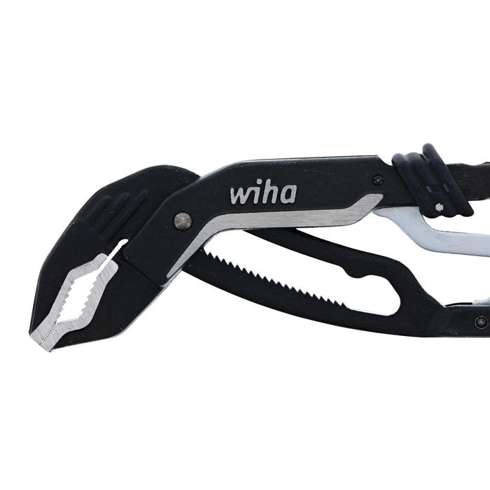 Wiha® 32637 Tongue and Groove Pliers, 10 in OAL, 1-1/2 in Jaw Opening, 1-1/8 in W Jaw, 1-1/4 in L Jaw, V-Jaw Jaw