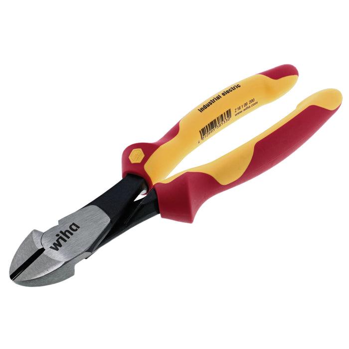 Wiha® 32939 Cutting Pliers, 8 in OAL, Cushion Grip, Ergonomic Handle