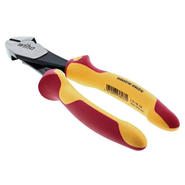 Wiha® 32939 Cutting Pliers, 8 in OAL, Cushion Grip, Ergonomic Handle