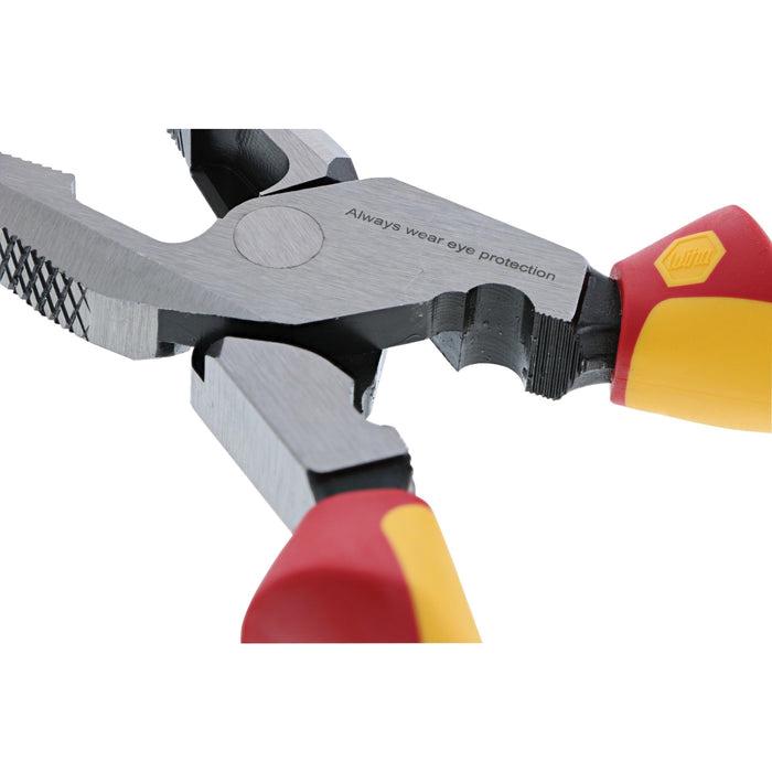 Wiha® 32948 Cutting Pliers, 9-1/2 in OAL, Cushion Grip, Ergonomic Handle