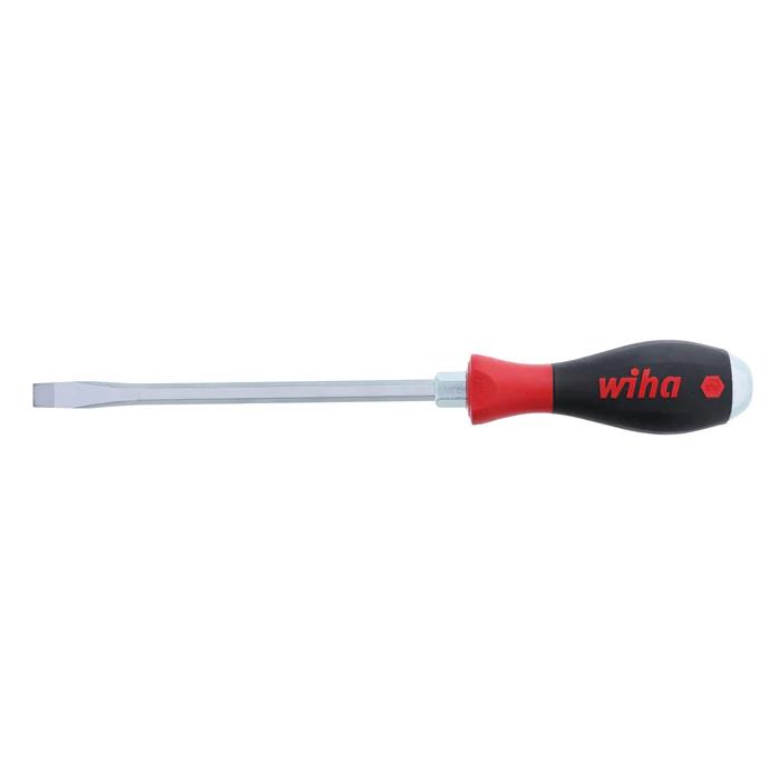 Wiha® 53035 Heavy-Duty Screwdriver, Slotted Point, Cushion Grip, Ergonomic Handle