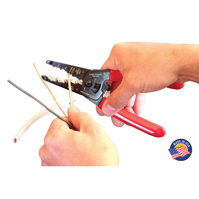 Wiha® 57820 Wire Stripper, 7-3/4 in OAL, Classic Grip Handle