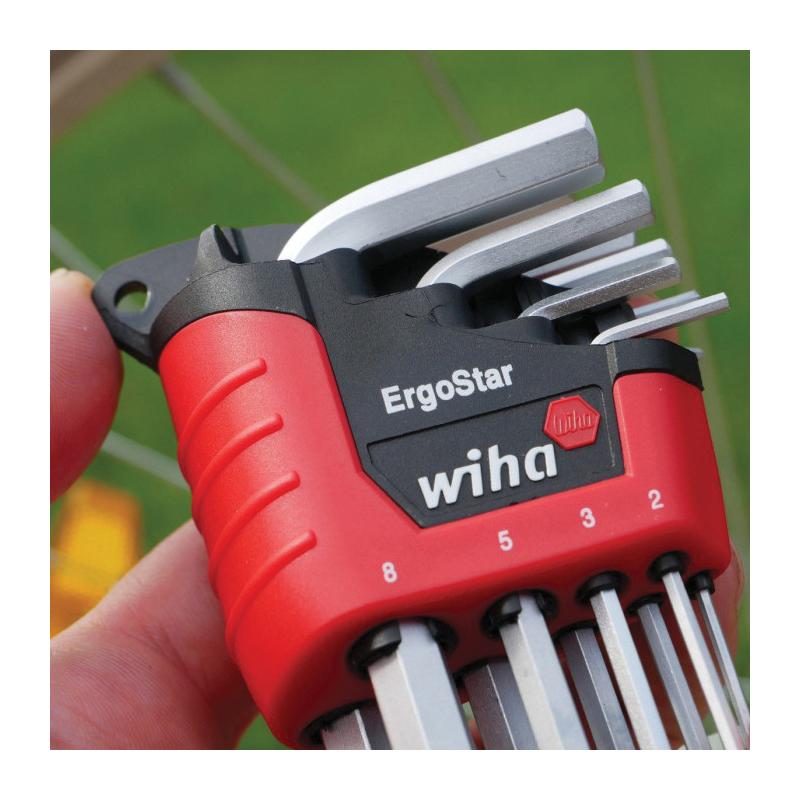 Wiha® MagicRing® 66990 Long Hex-Key Set, System of Measurement: Metric, L Key, Chrome Vanadium Molybdenum Tool Steel