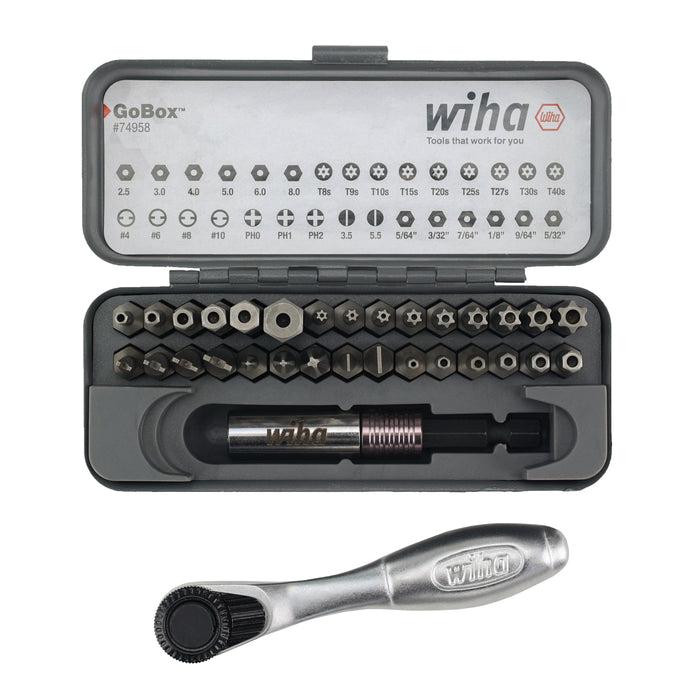 Wiha® GoBox 74958 Security Bit Set, 32-Piece
