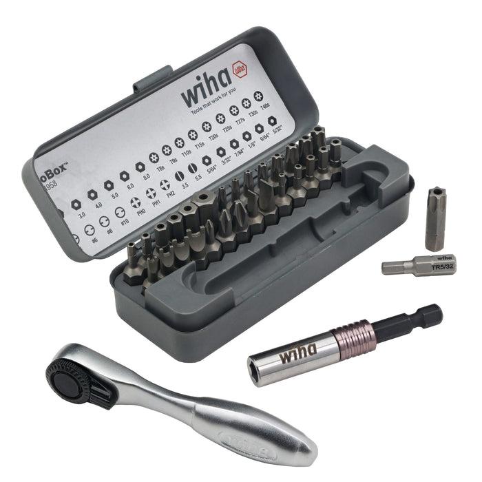 Wiha® GoBox 74958 Security Bit Set, 32-Piece
