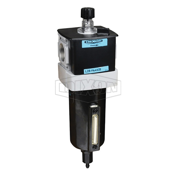 Wilkerson® EconOmist® L28-03AMB Standard Lubricator With Manual Drain and Metal Bowl, 9.2 in OAH, 3/8 in Port, 110 scfm