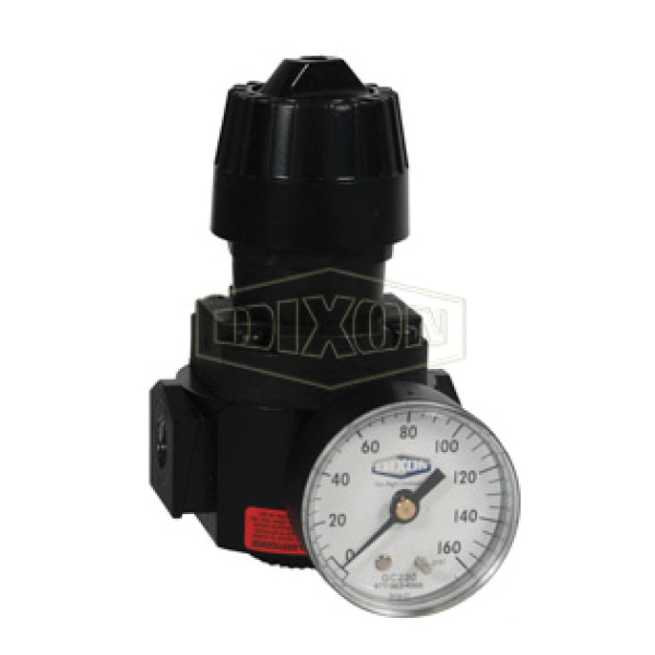 Wilkerson® R16-04RG High Pressure Compact Regulator, 3 in Dia, 5.2 in L, 1/2 in Port, NPT Connection, Zinc Body