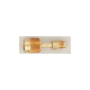 Yellow Jacket® 19165 Quick Coupler, 1/2 x 1/4 in, ACME Female x Male Flared Connection, Copper