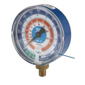 Yellow Jacket® A2L 49118 Dry Manifold Gauge, 3-1/8 in Dial, 30 to 0 to 120 psi, 1/8 in