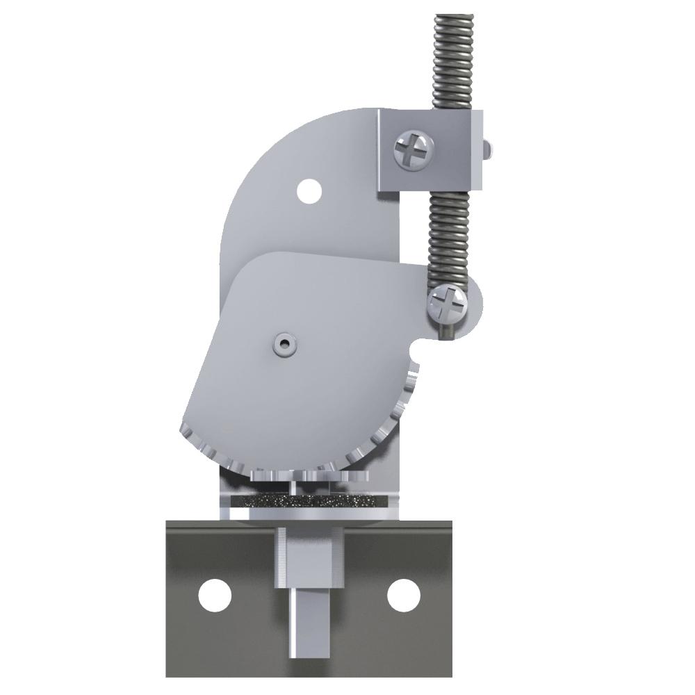 Young Regulator 270-275 Rack and Pinion Control With Angle Bracket, Steel, Galvanized