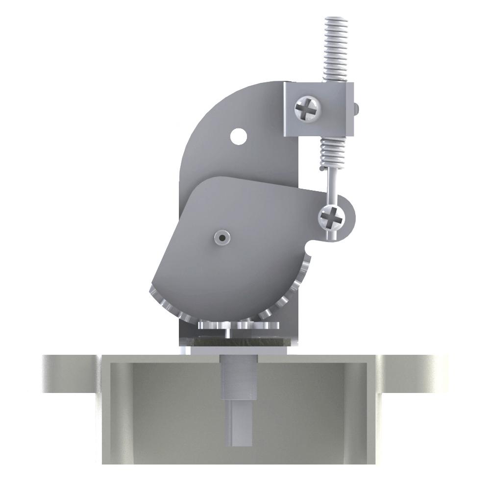 Young Regulator 270-301 Remote Cable Controller With Ceiling Cup and Cover, Steel, Galvanized