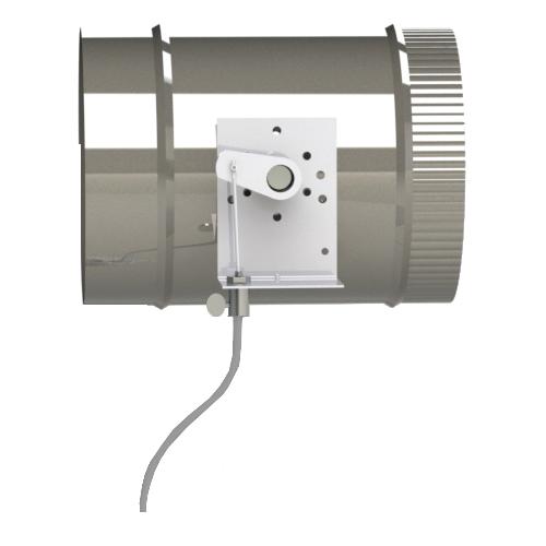 Young Regulator 5020CC-08 Manual Balancing Damper, Steel, Galvanized, Round
