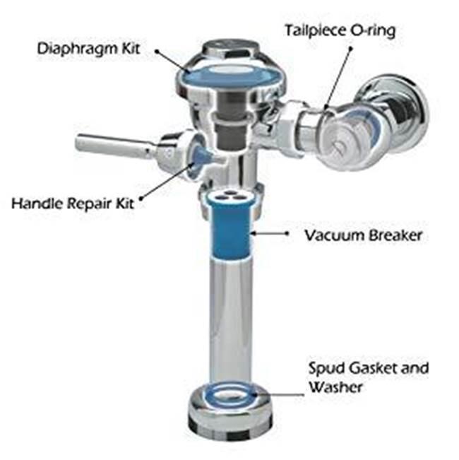 Zurn® P6000-ECR-WS1-RK Water Closet Rebuild Kit, Gallons per Flush: 1.6 gpf