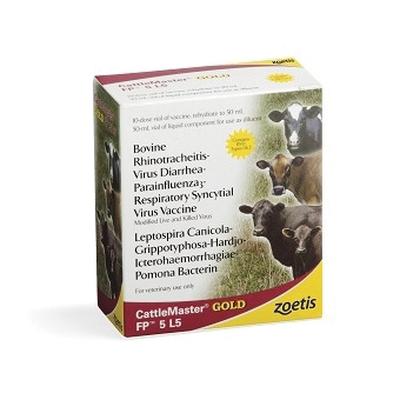Zoetis CattleMaster GOLD FP 5 L5 10-DOSE