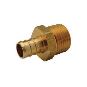 Zurn Low Lead Brass XL Adapter, 1-1/4 inch, Male Barb x MPT