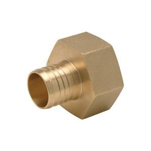 Zurn Low Lead Brass XL Adapter, 1-1/4 inch x 1-1/4 inch, Barb x FPT